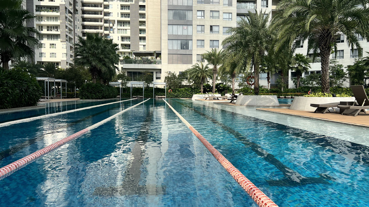 Cho thuê căn hộ Đảo Kim Cương 2PN view hồ bơi, nội thất cao cấp vào ở ngay